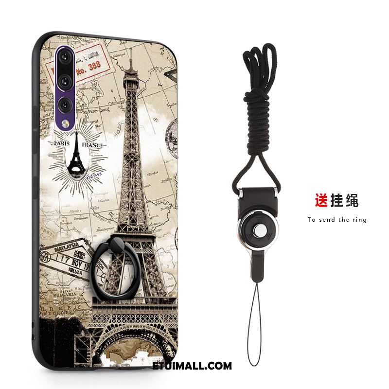 Etui Huawei P20 Pro Szary Ring Telefon Komórkowy Trudno Anti-fall Pokrowce Tanie