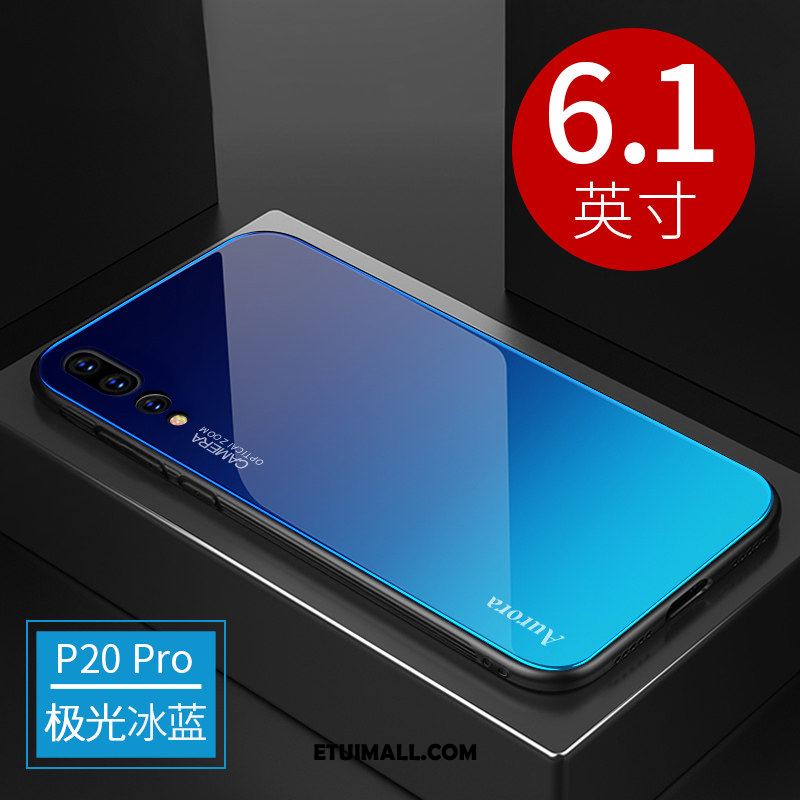 Etui Huawei P20 Pro Szkło Hartowane Cienkie Osobowość Pu Anti-fall Obudowa Kup