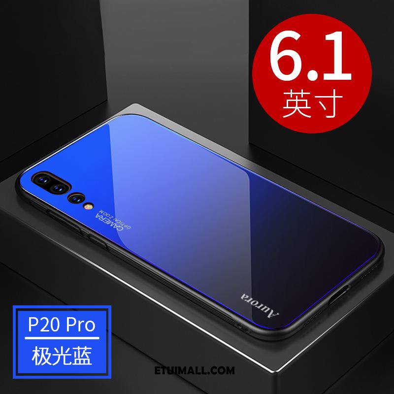 Etui Huawei P20 Pro Szkło Hartowane Cienkie Osobowość Pu Anti-fall Obudowa Kup