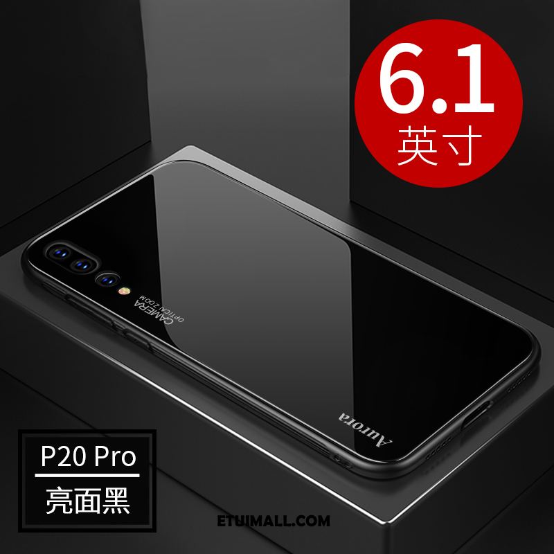 Etui Huawei P20 Pro Szkło Hartowane Cienkie Osobowość Pu Anti-fall Obudowa Kup