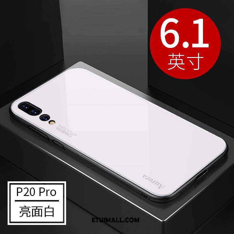 Etui Huawei P20 Pro Szkło Hartowane Cienkie Osobowość Pu Anti-fall Obudowa Kup