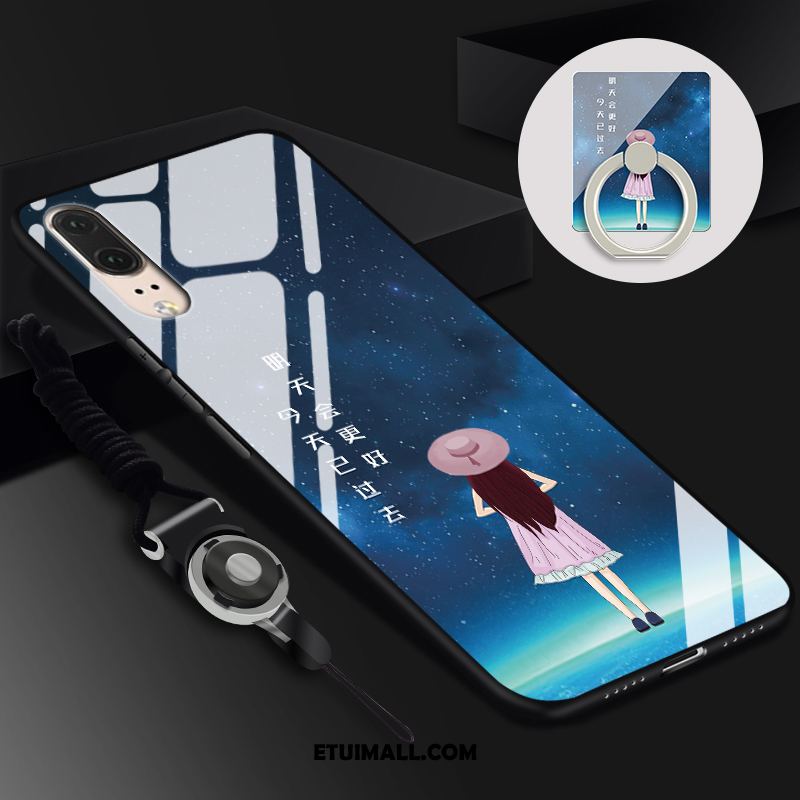 Etui Huawei P20 Szkło Telefon Komórkowy Tendencja Niebieski Obudowa Kupię