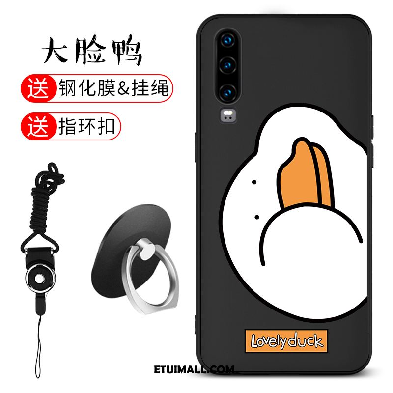 Etui Huawei P30 Anti-fall Cienkie Telefon Komórkowy Czarny All Inclusive Pokrowce Sklep