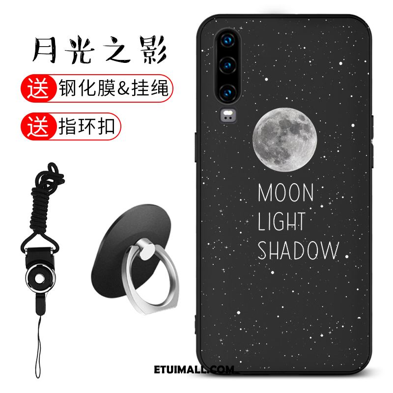 Etui Huawei P30 Anti-fall Cienkie Telefon Komórkowy Czarny All Inclusive Pokrowce Sklep