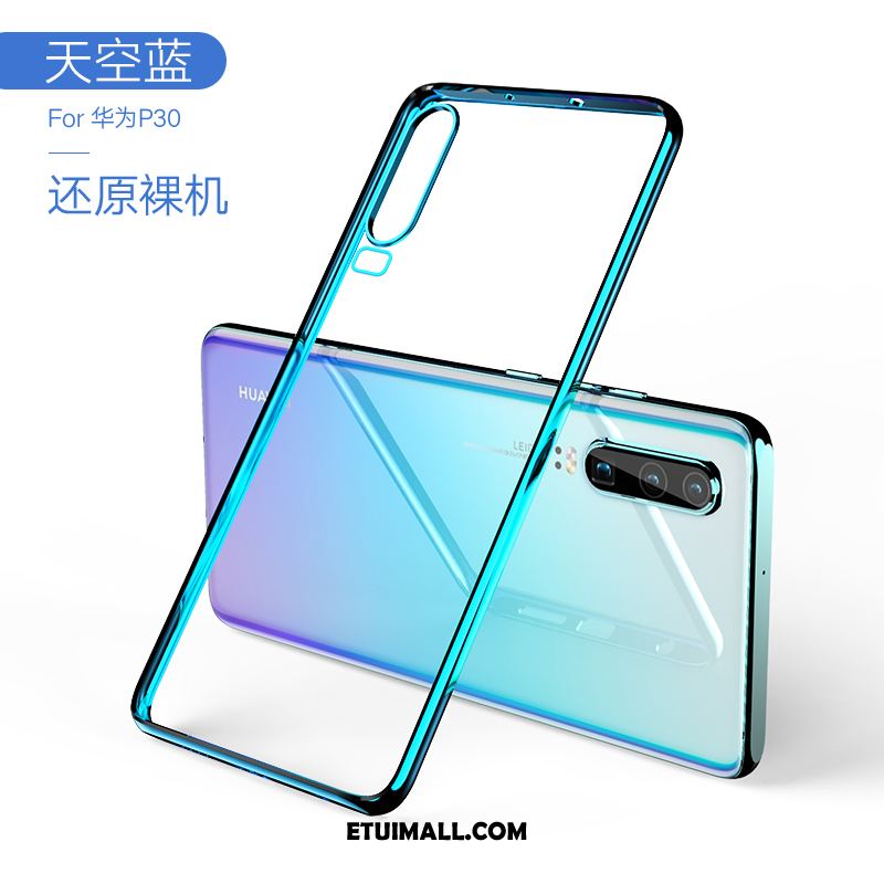 Etui Huawei P30 Anti-fall Przezroczysty Silikonowe Cienkie All Inclusive Pokrowce Tanie