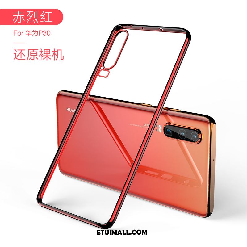 Etui Huawei P30 Anti-fall Przezroczysty Silikonowe Cienkie All Inclusive Pokrowce Tanie