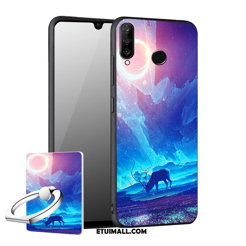 Etui Huawei P30 Lite Niebieski Telefon Komórkowy Miękki Ochraniacz Anti-fall Obudowa Kupię