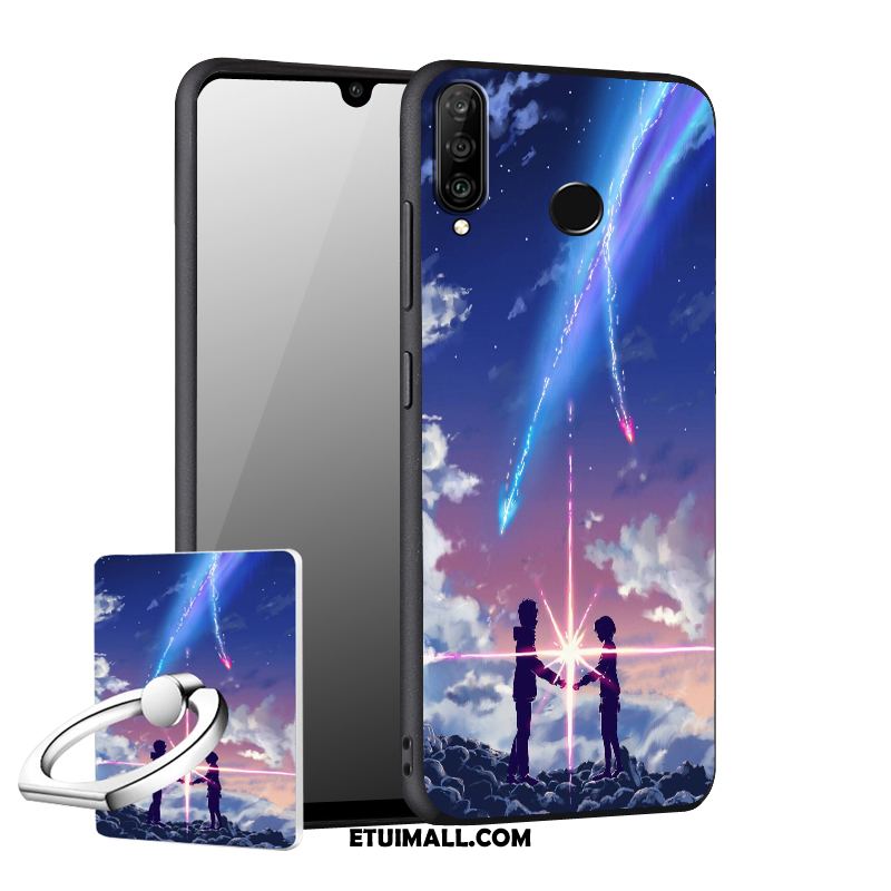 Etui Huawei P30 Lite Niebieski Telefon Komórkowy Miękki Ochraniacz Anti-fall Obudowa Kupię