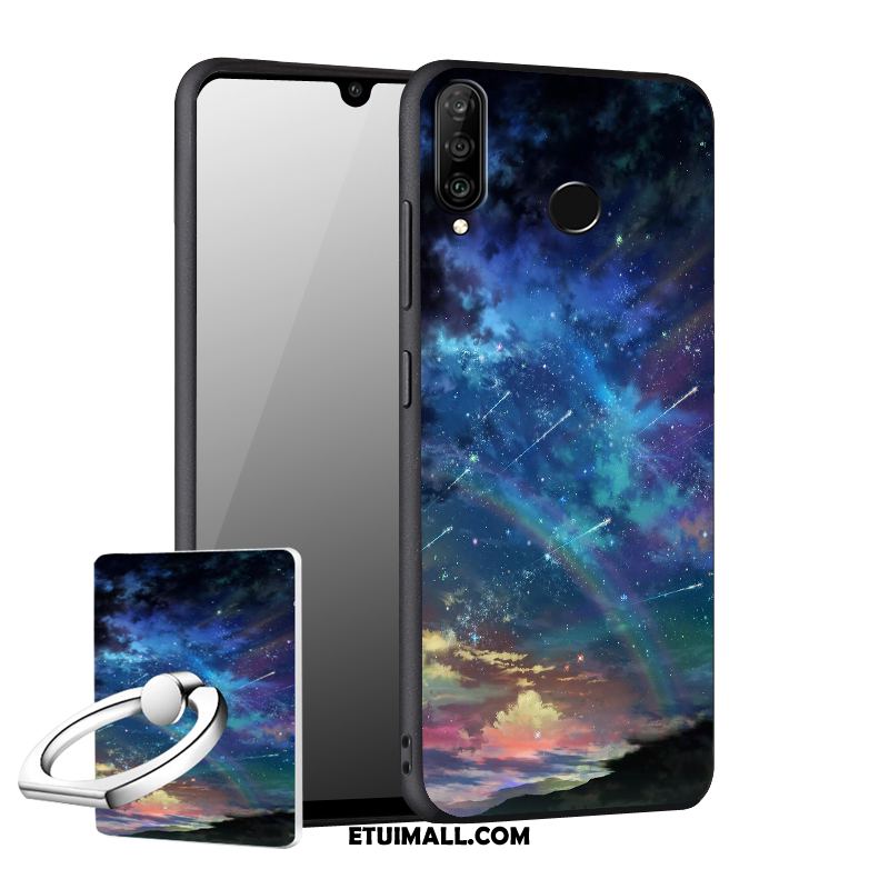 Etui Huawei P30 Lite Niebieski Telefon Komórkowy Miękki Ochraniacz Anti-fall Obudowa Kupię