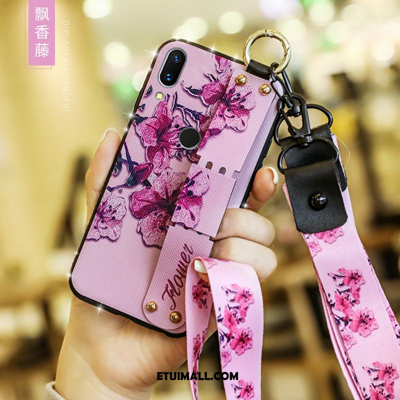 Etui Huawei P30 Lite Nubuku Czerwony Wiszące Ozdoby Tendencja Anti-fall Futerał Tanie