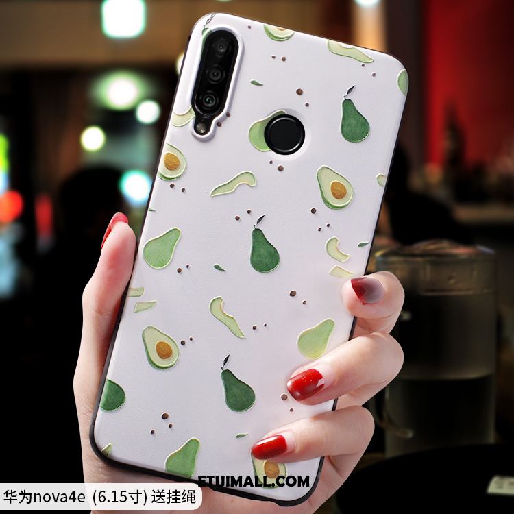 Etui Huawei P30 Lite Różowe Silikonowe Osobowość Wiatr Telefon Komórkowy Pokrowce Kup