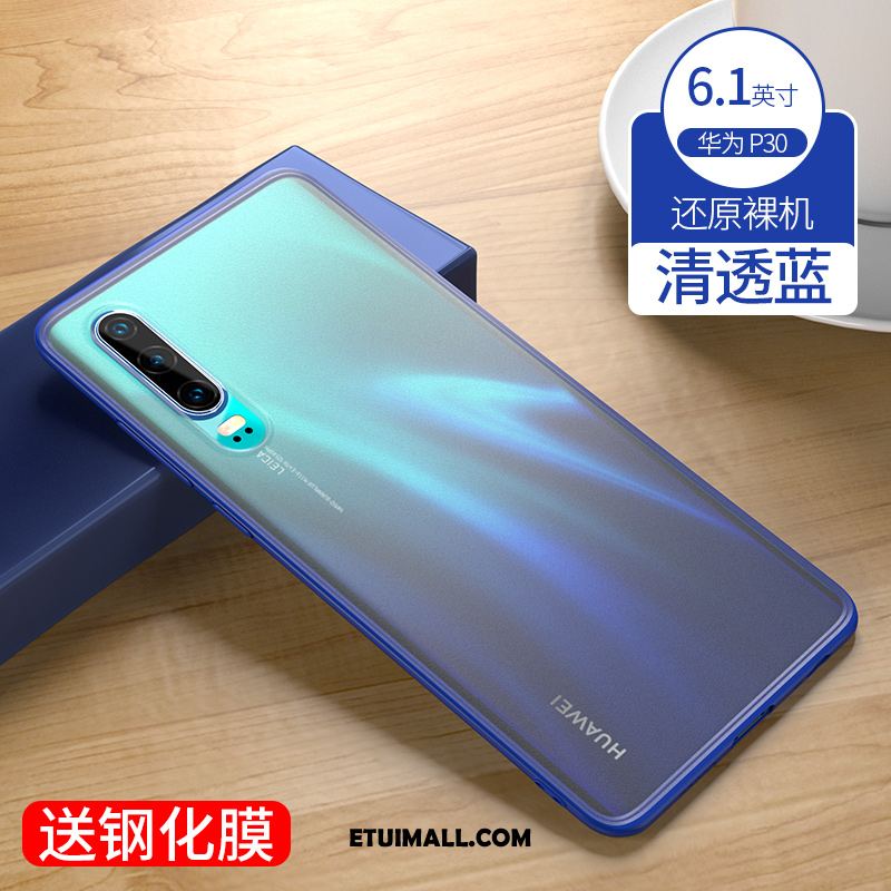 Etui Huawei P30 Modna Marka Przezroczysty Nubuku All Inclusive Czerwony Netto Futerał Sklep