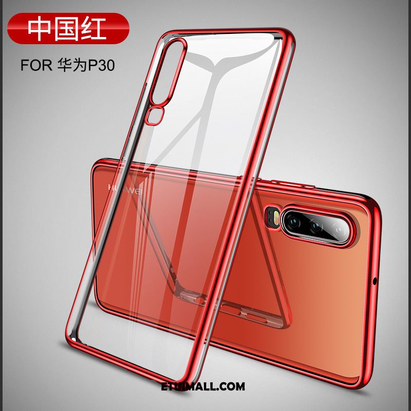 Etui Huawei P30 Ochraniacz Silikonowe Piękny Szkło Anti-fall Futerał Sklep