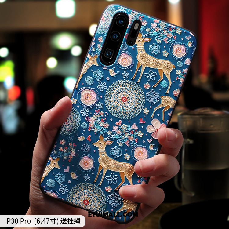 Etui Huawei P30 Pro All Inclusive Piękny Nubuku Telefon Komórkowy Czerwony Netto Obudowa Tanie