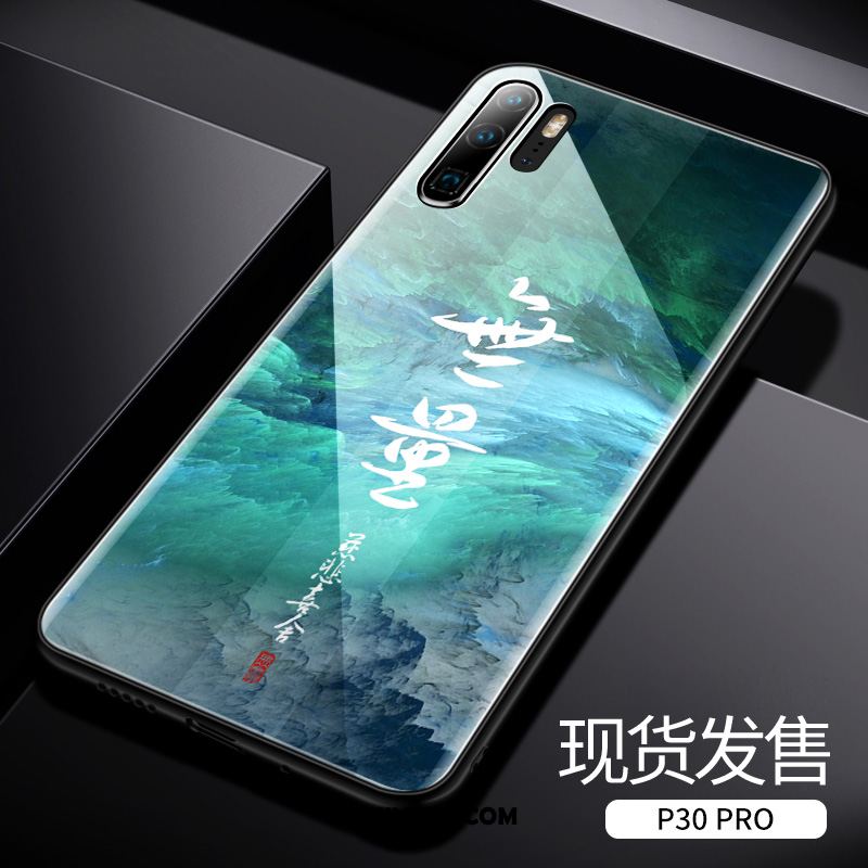 Etui Huawei P30 Pro Chiński Styl Lustro Ochraniacz Szkło Tendencja Pokrowce Tanie