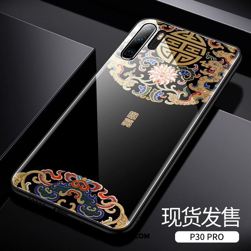 Etui Huawei P30 Pro Chiński Styl Lustro Ochraniacz Szkło Tendencja Pokrowce Tanie