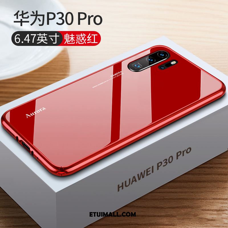 Etui Huawei P30 Pro Granica Kreatywne Niebieski Szkło Tendencja Pokrowce Sklep