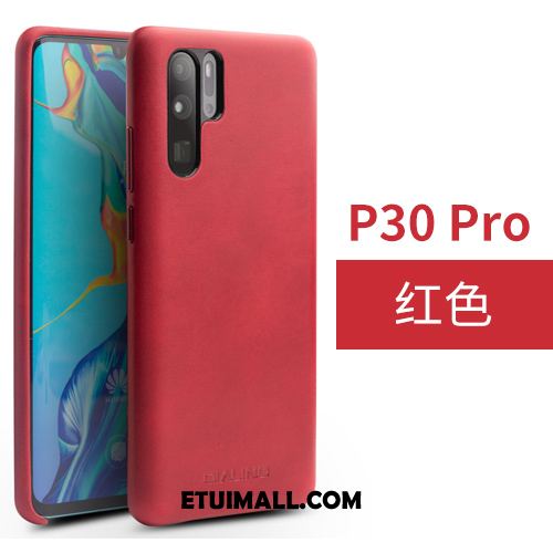 Etui Huawei P30 Pro Jasny Mały Biznes Skórzany Futerał Tylna Pokrywa Obudowa Sklep