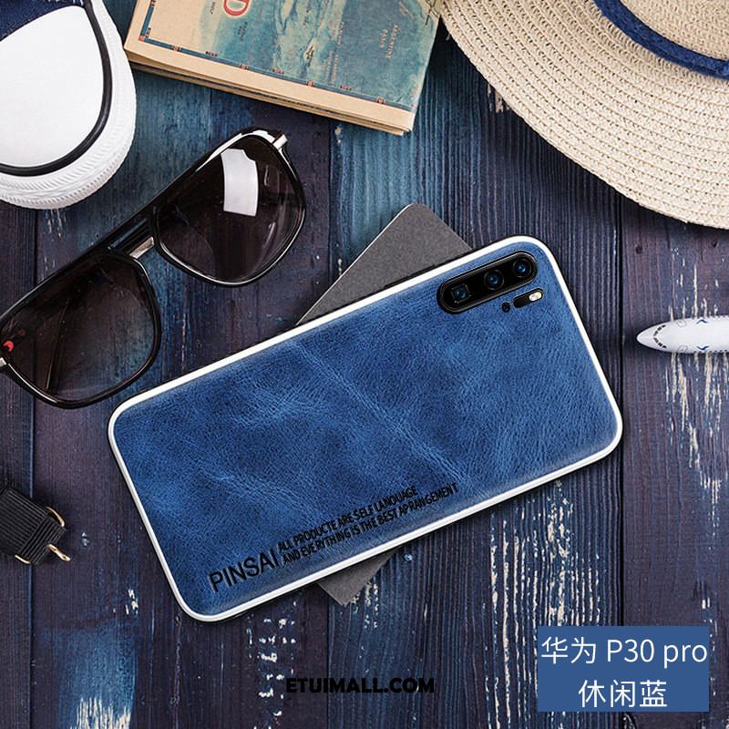 Etui Huawei P30 Pro Modna Marka Telefon Komórkowy Czarny All Inclusive Prawdziwa Skóra Futerał Oferta