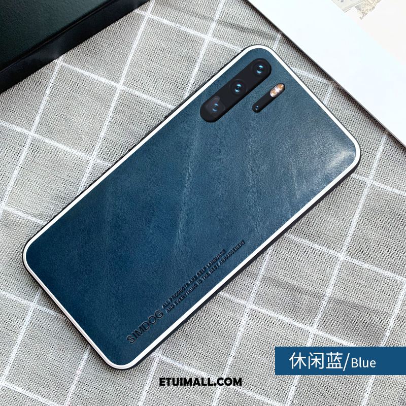 Etui Huawei P30 Pro Prawdziwa Skóra Cienkie Biznes Antypoślizgowe Oddychające Futerał Sklep