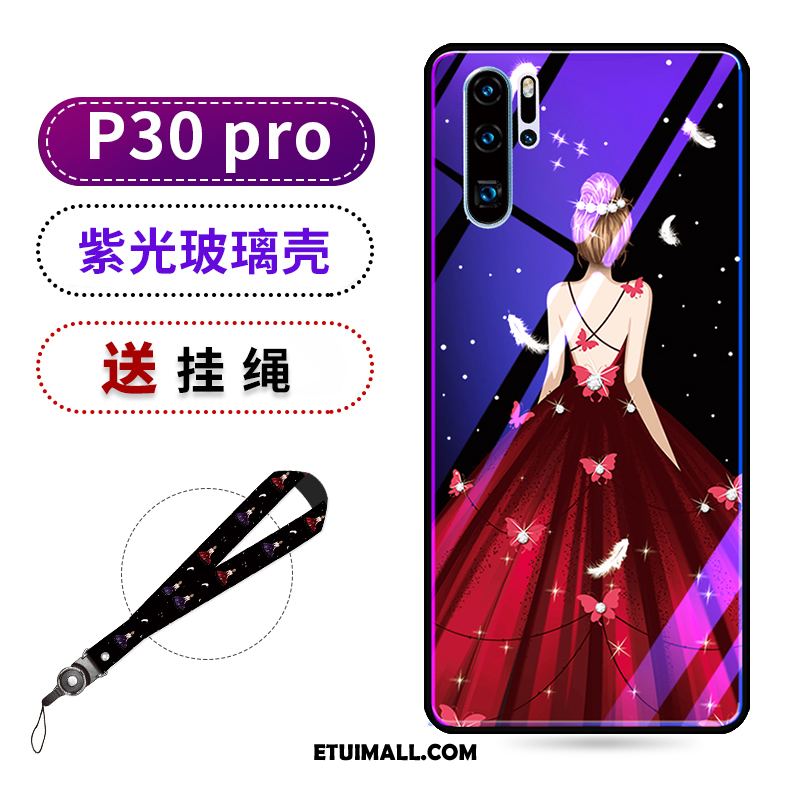 Etui Huawei P30 Pro Silikonowe Purpurowy Kreatywne Wiszące Ozdoby Moda Pokrowce Sprzedam