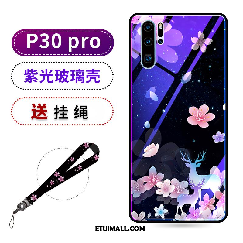 Etui Huawei P30 Pro Silikonowe Purpurowy Kreatywne Wiszące Ozdoby Moda Pokrowce Sprzedam