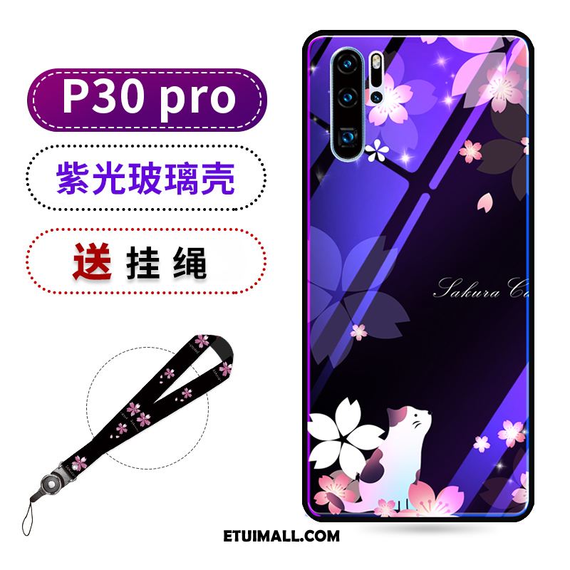 Etui Huawei P30 Pro Silikonowe Purpurowy Kreatywne Wiszące Ozdoby Moda Pokrowce Sprzedam