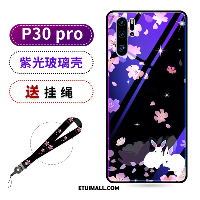 Etui Huawei P30 Pro Silikonowe Purpurowy Kreatywne Wiszące Ozdoby Moda Pokrowce Sprzedam