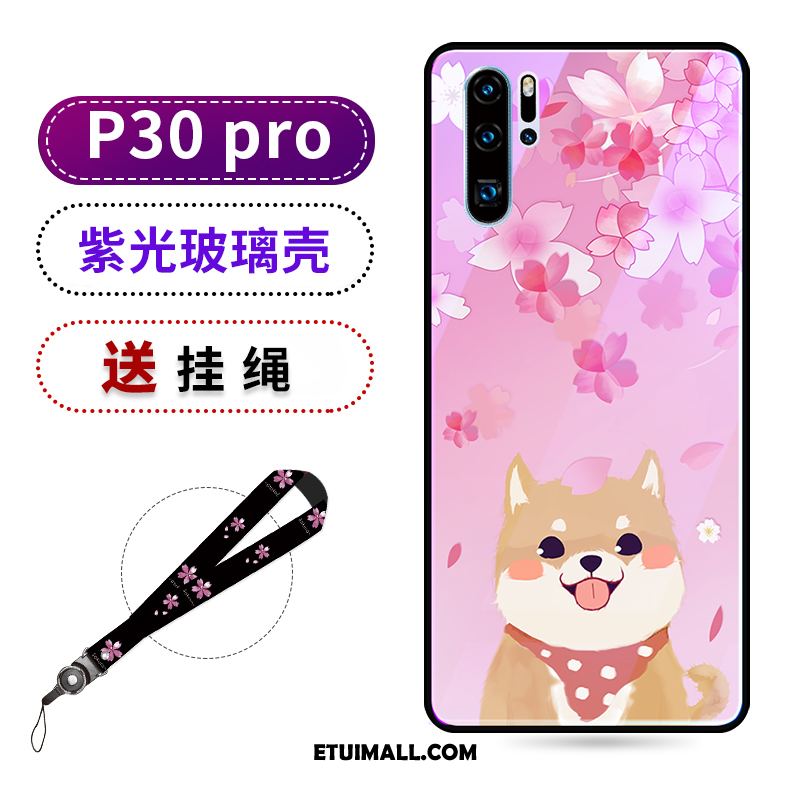 Etui Huawei P30 Pro Silikonowe Purpurowy Kreatywne Wiszące Ozdoby Moda Pokrowce Sprzedam