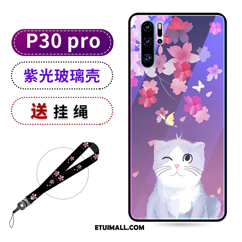 Etui Huawei P30 Pro Silikonowe Purpurowy Kreatywne Wiszące Ozdoby Moda Pokrowce Sprzedam