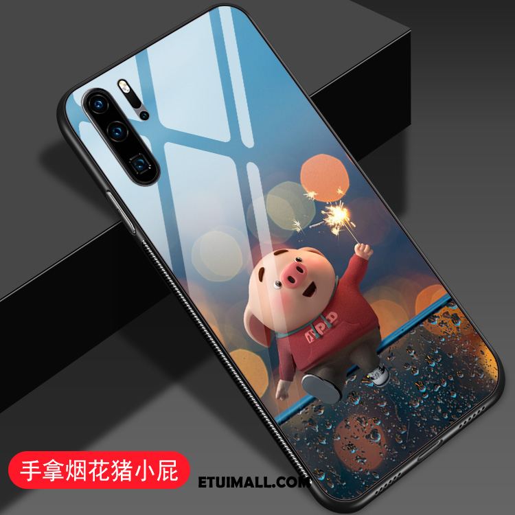 Etui Huawei P30 Pro Szkło Czerwony Netto Tendencja Purpurowy Młodzież Pokrowce Kup