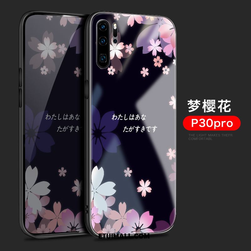 Etui Huawei P30 Pro Szkło Telefon Komórkowy Przezroczysty Cienkie Sakura Futerał Tanie