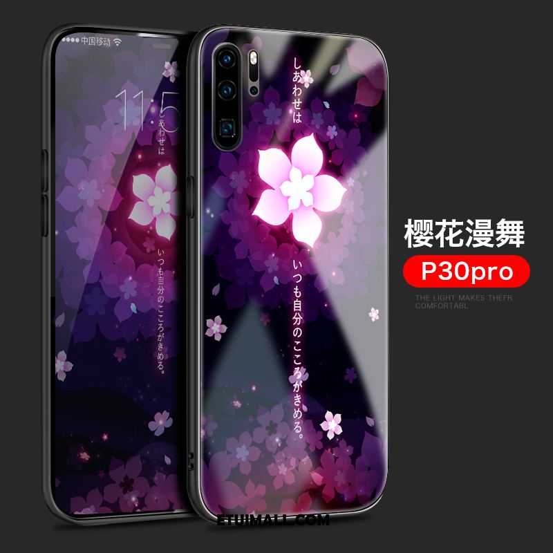 Etui Huawei P30 Pro Szkło Telefon Komórkowy Przezroczysty Cienkie Sakura Futerał Tanie