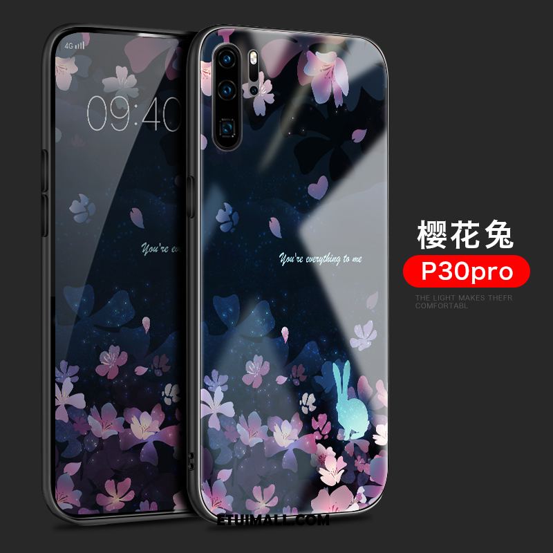 Etui Huawei P30 Pro Szkło Telefon Komórkowy Przezroczysty Cienkie Sakura Futerał Tanie