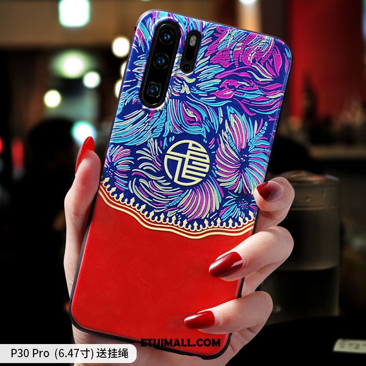 Etui Huawei P30 Pro Telefon Komórkowy Wiszące Ozdoby Osobowość Chiński Styl Zielony Futerał Sprzedam