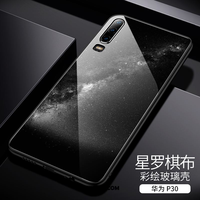 Etui Huawei P30 Szkło Nowy Czarny Anti-fall Telefon Komórkowy Obudowa Dyskont