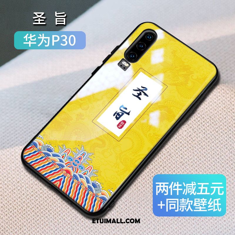 Etui Huawei P30 Vintage Szkło Chiński Styl Nowy Zakochani Pokrowce Sprzedam