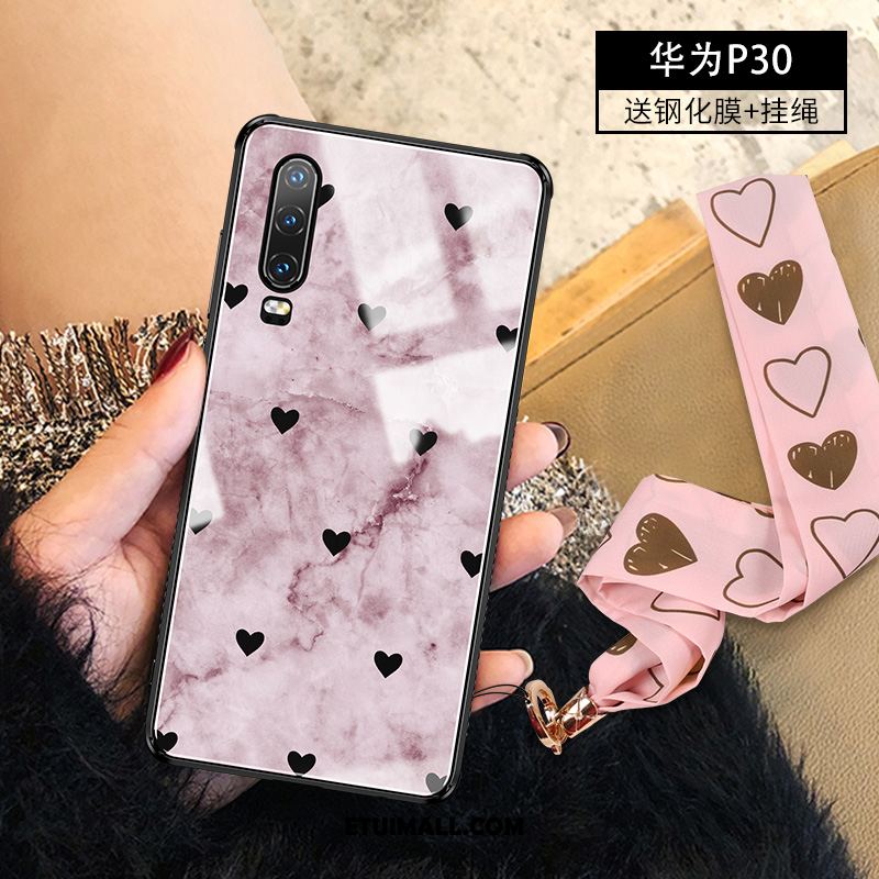 Etui Huawei P30 Wisząca Szyja Wiszące Ozdoby Anti-fall Modna Marka Silikonowe Pokrowce Kupię