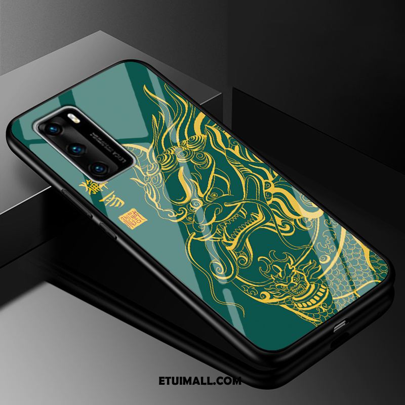 Etui Huawei P40 Chiński Styl Miękki All Inclusive Silikonowe Szkło Obudowa Tanie