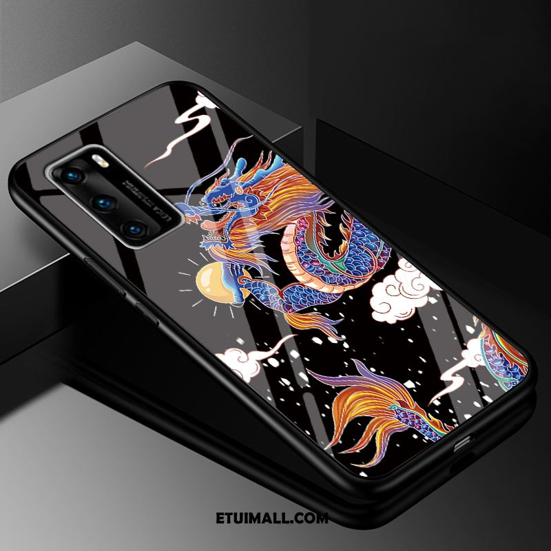 Etui Huawei P40 Chiński Styl Miękki All Inclusive Silikonowe Szkło Obudowa Tanie