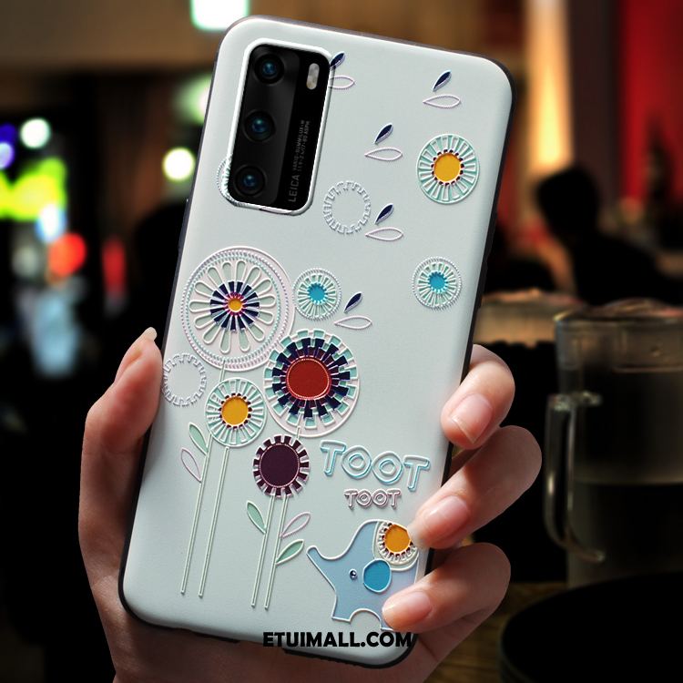 Etui Huawei P40 Piękny Kreatywne Silikonowe Osobowość Cienkie Futerał Dyskont