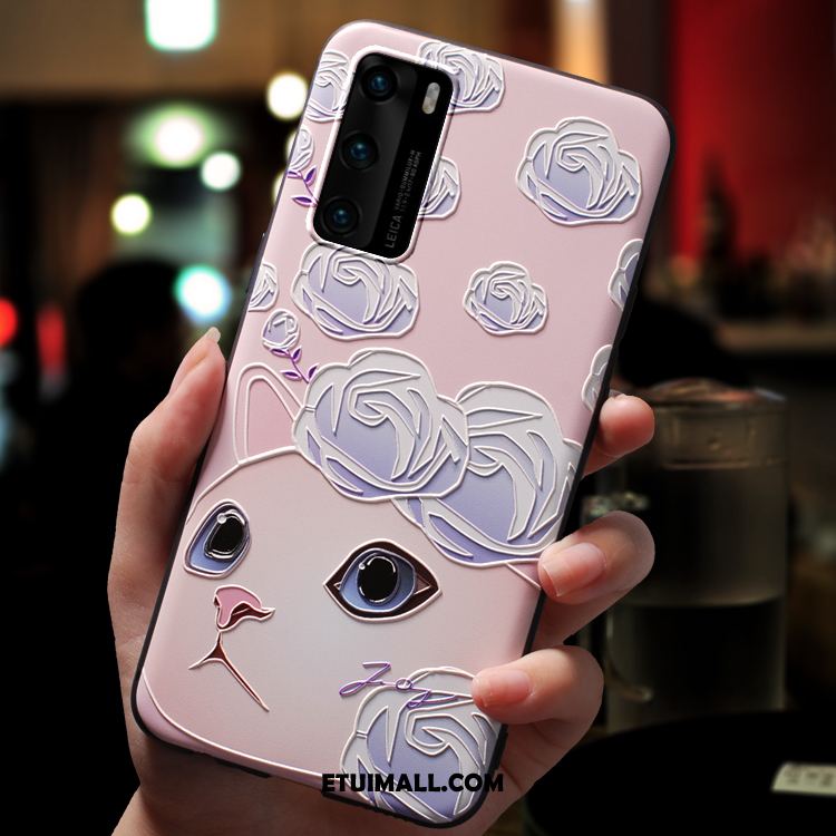 Etui Huawei P40 Piękny Kreatywne Silikonowe Osobowość Cienkie Futerał Dyskont