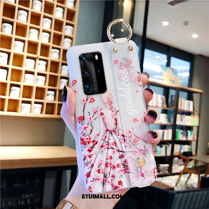 Etui Huawei P40 Pro All Inclusive Silikonowe Purpurowy Ochraniacz Kreatywne Obudowa Sprzedam