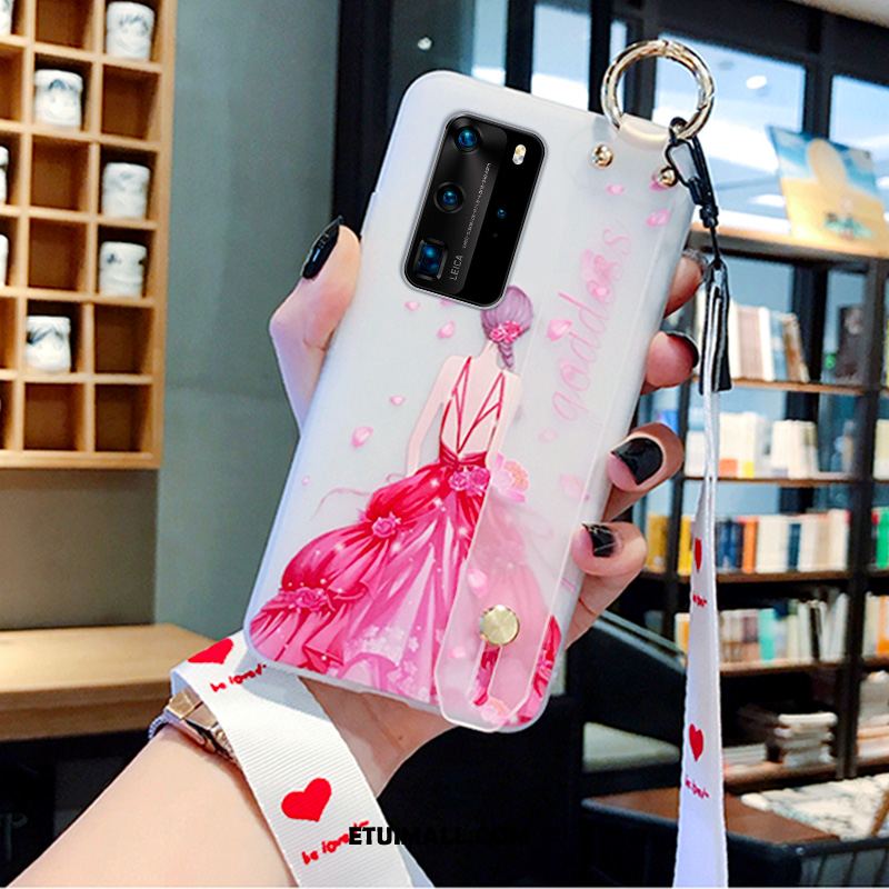 Etui Huawei P40 Pro All Inclusive Silikonowe Purpurowy Ochraniacz Kreatywne Obudowa Sprzedam