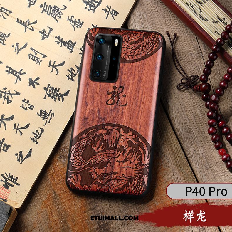 Etui Huawei P40 Pro Chiński Styl All Inclusive Vintage Ochraniacz Wzór Obudowa Tanie