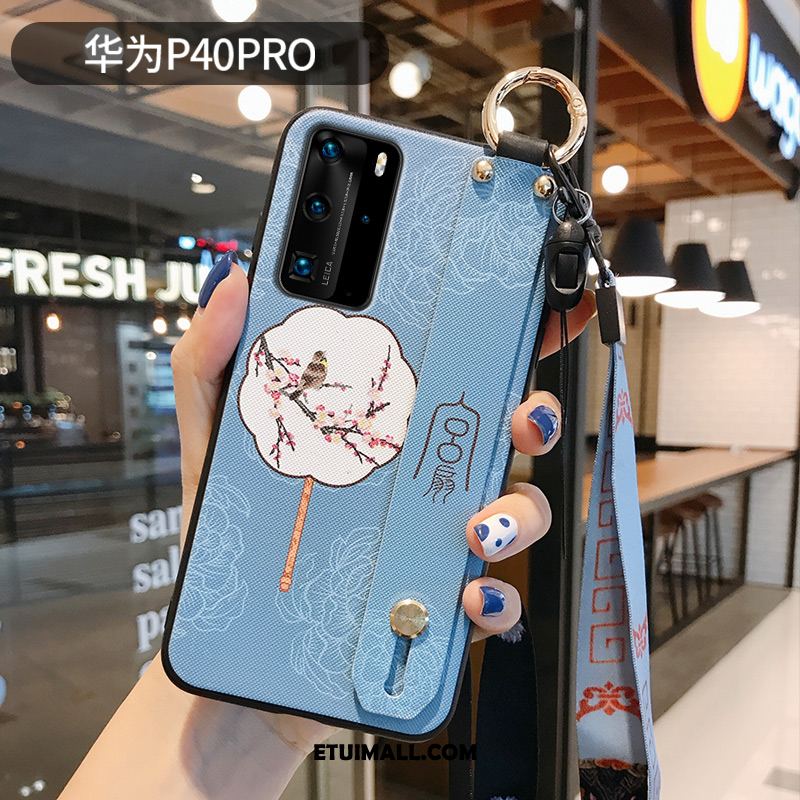 Etui Huawei P40 Pro Silikonowe Wiatr Telefon Komórkowy Purpurowy Ochraniacz Pokrowce Sklep