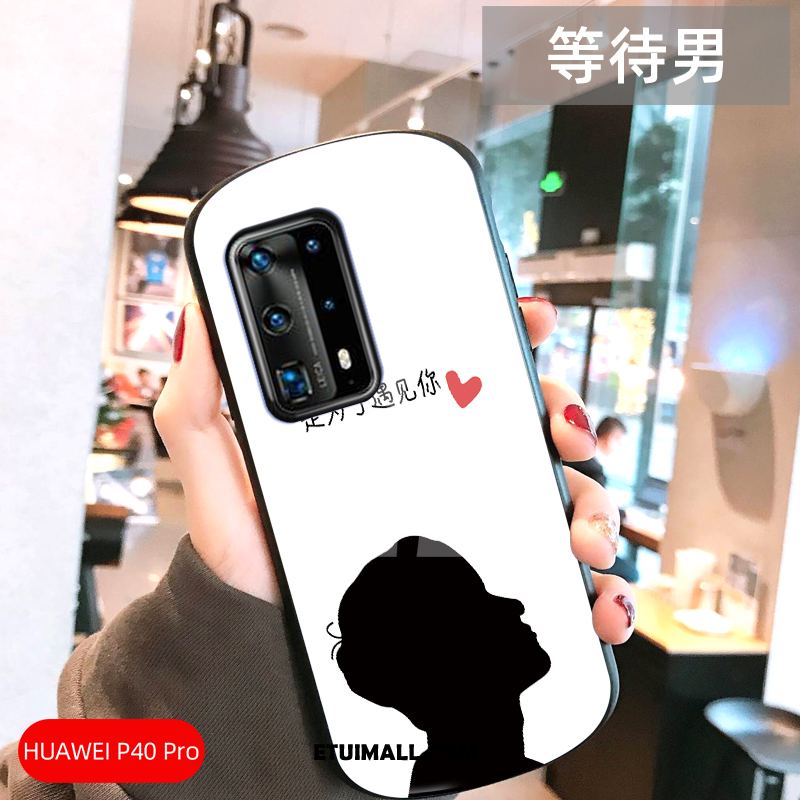 Etui Huawei P40 Pro Szkło Łuk Ochraniacz Telefon Komórkowy Anti-fall Pokrowce Sklep