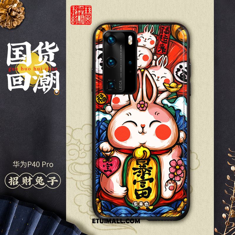 Etui Huawei P40 Pro Wzór Skóra Osobowość Kolor Zakochani Obudowa Sklep