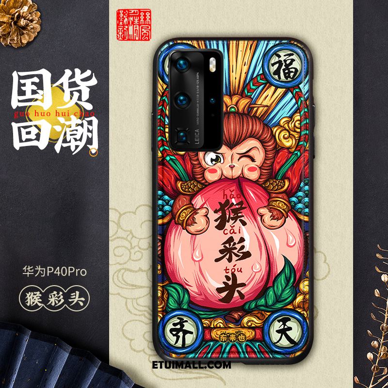 Etui Huawei P40 Pro Wzór Skóra Osobowość Kolor Zakochani Obudowa Sklep