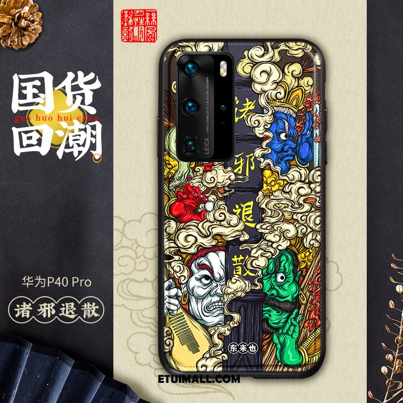 Etui Huawei P40 Pro Wzór Skóra Osobowość Kolor Zakochani Obudowa Sklep